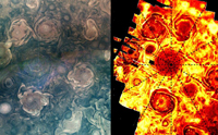 NASA's Juno Catches 3 Waves of Jupiter's Polar Cyclones